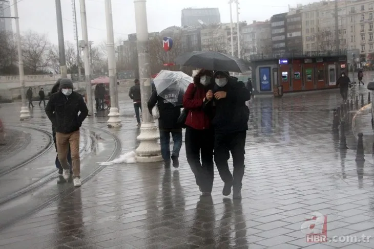 İstanbul’da soğuk ve yağışlı hava etkili olmaya başladı! Trafiğe dikkat