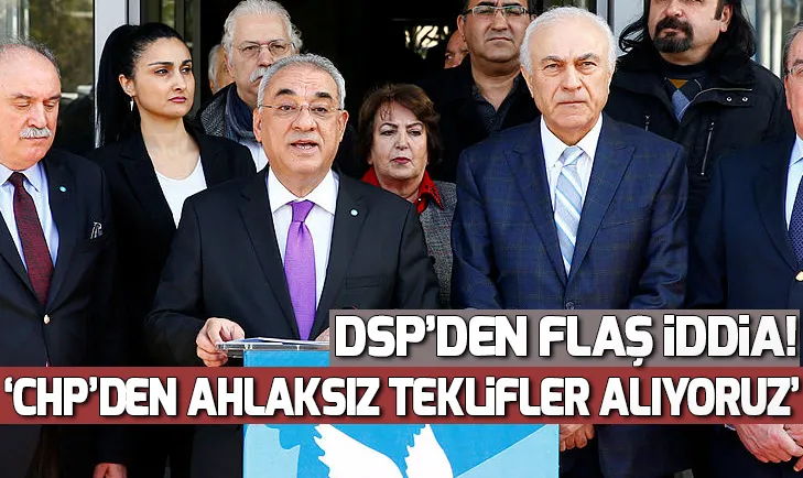 CHPden ahlaksız teklifler alıyoruz