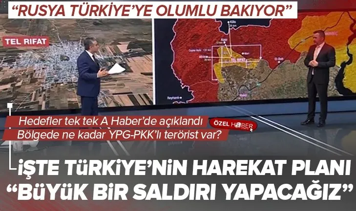 İşte Türkiyenin Tel Rıfat ve Münbiçe harekat planı!