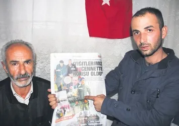 Şehidin son sözü vatan oldu