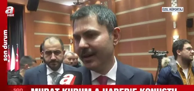 AK Parti İstanbul adayı Murat Kurum A Haber’e konuştu