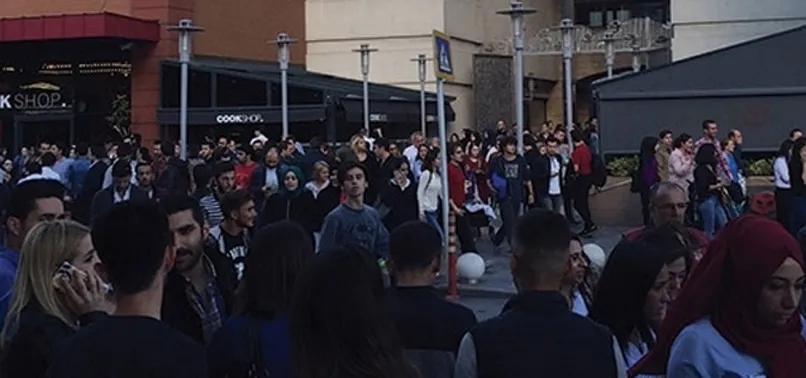 AVM'de yanlış alarm paniği