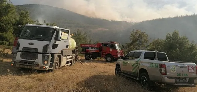 Tokat’ın Erbaa ilçesinde orman yangını! Alevler söndürüldü