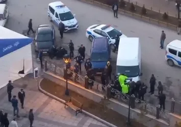 İftar çadırında masa kavgası