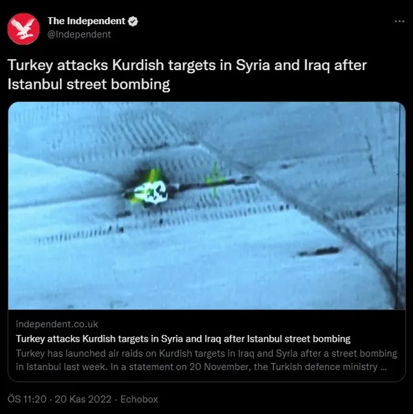 İşte terörün finansörü Batı’nın basını! PKK’yı görmezden gelip Pençe Kılıç’ı algı malzemesi yaptılar!