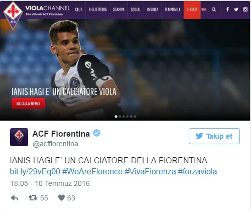Hagi'nin oğlu Fiorentina'da! - 1