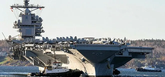Son dakika: ABD’den İsrail’e destek! Uçak gemisi USS Gerald R. Ford Doğu Akdeniz’e gidiyor