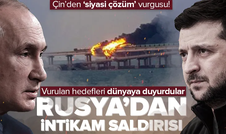 Rusya’dan Ukrayna’ya intikam saldırısı!