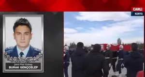 Şehit pilota veda