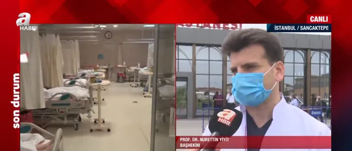 Son dakika: Hasta sayısında düşüş ne oranda? Yoğun bakımlarda son durum ne? Başhekim Prof. Dr. Nurettin Yiyit A Haber'de anlattı - 3