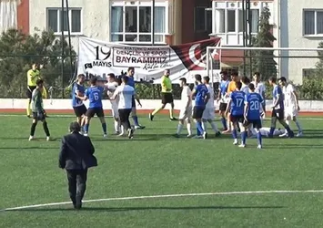 Saha bir anda ringe dönüştü