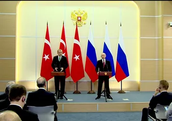 Erdoğan ve Putin'den ortak açıklama