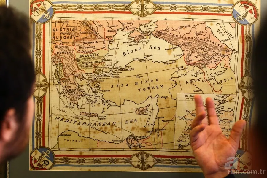 Mendilde kalan işgal bayrağı 5