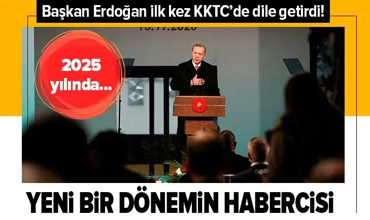 Başkan Erdoğan ilk defa KKTC ziyaretinde dile getirdi! 2025 yılında gaz akışı olabilir