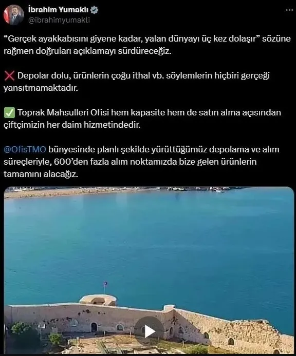 1719645400391.jpg Toprak Mahsulleri Ofisi'ne karşı karalama kampanyası! Bakanlıktan sert tepki: Bize gelen ürünlerin tamamını alacağız - 2