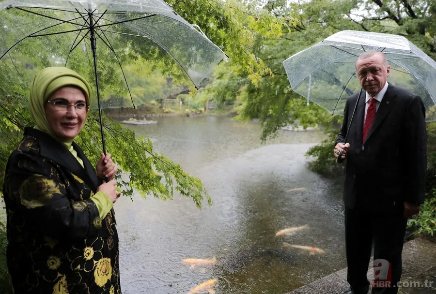 Başkan Erdoğan Japonya'da çay seremonisine katıldı 2