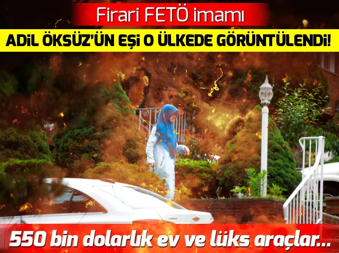 Adil Öksüz’ün eşi Aynur Öksüz New Jerseyde görüntülendi