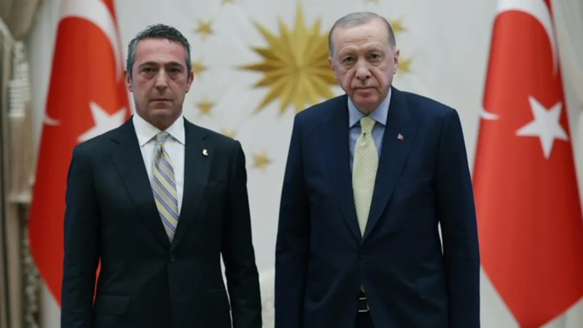 Başkan Erdoğan Fenerbahçe Kulüp Başkanı Ali Koç'u kabul etti