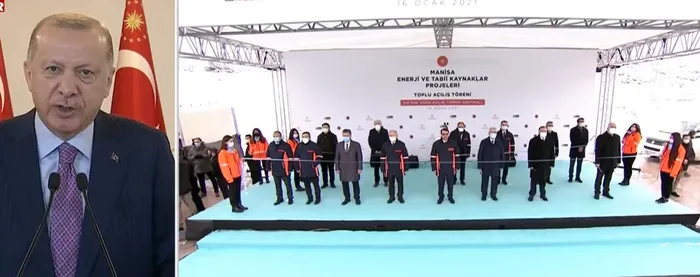 Son dakika: Başkan Erdoğan'dan Manisa Enerji ve Tabii Kaynaklar Projeleri Toplu Açılış Töreni'nde önemli açıklamalar - 1