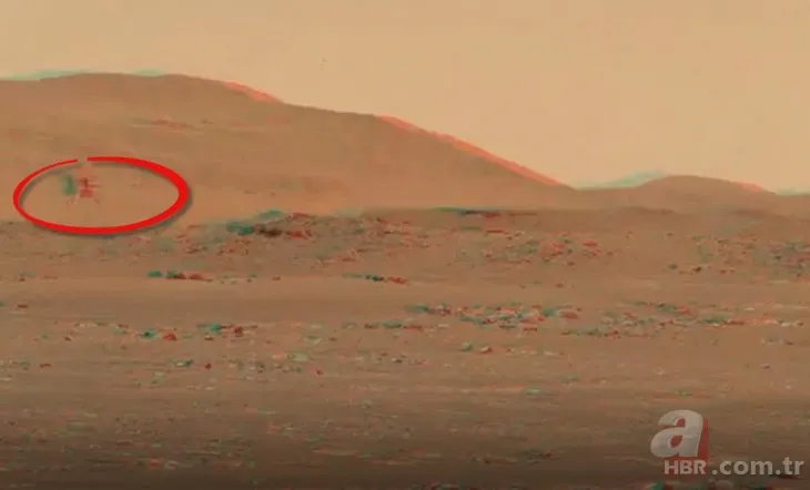 NASA videoyu yayınladı! Mars'ta inanılmaz görüntü