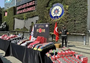 1 milyon kaçak kırtasiye malzemesi ele geçirildi! Piyasa değeri 40 milyon lira
