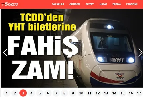 Sözcü'den bir yalan daha! TCDD'den YHT bilet ücretleriyle ilgili açıklama - 1