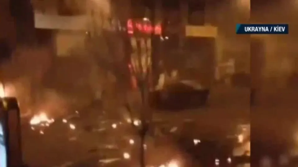 Ukraynalılardan Rus tanklarına karşı molotoflu savunma