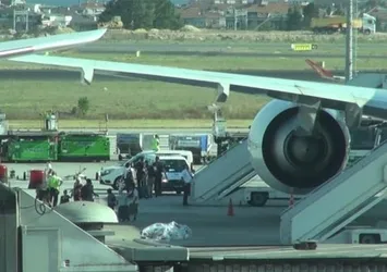 Uçak tuvaletinde bunu yaptı, bin 717 TL ceza kesildi