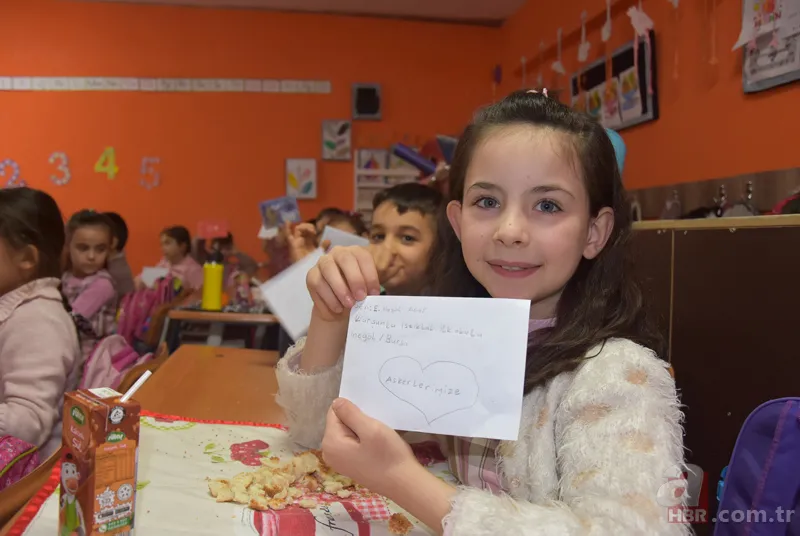 Öğrenciler Mehmetçik'e mektup yazdı 7