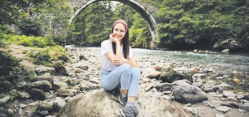 Brezilyalı oyuncu Jessica May tatil için Rize'de
