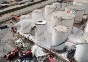Yağ fabrikasında korkutan yangın