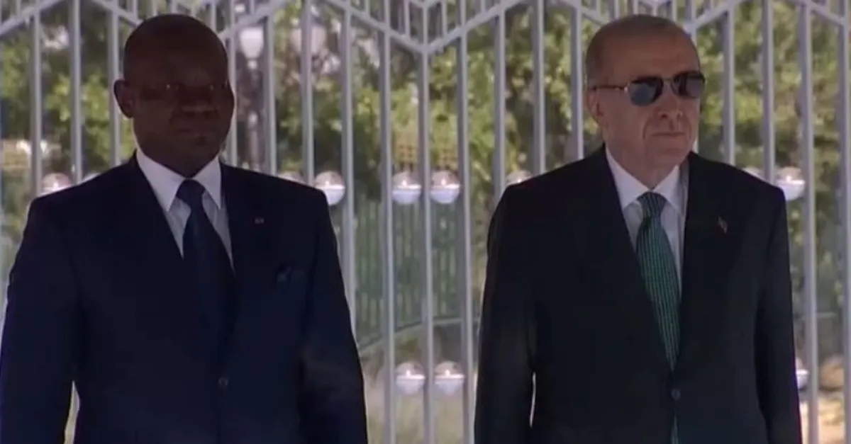 Gabon Cumhurbaşkanı Nguema Ankara’da!
