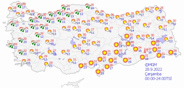 1664118310874.png Sağanak yağış geri dönüyor! Meteoroloji'den yeni uyarı geldi! İstanbul Ankara İzmir hava durumu... - 6