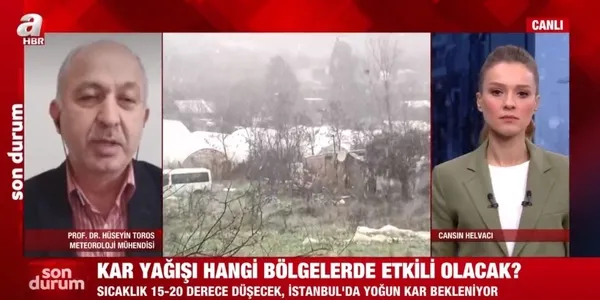 Son dakika: İstanbul’a ne zaman kar yağacak? Uzaman isimler A Haber’de uyardı! İstanbul’a şiddetli kar geliyor