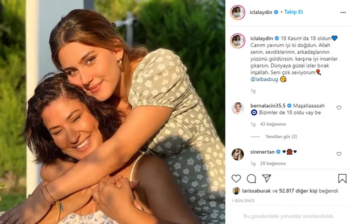 İclal Aydın kızının yeni yaşını böyle kutladı