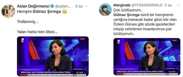 Provokatör gazeteci Özlem Gürses bu kez karikatürü haber gibi sundu