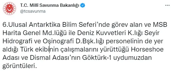 Göktürk-1 görüntüleri yayınladı! İşte Horseshoe Adası ve Dismal Adası