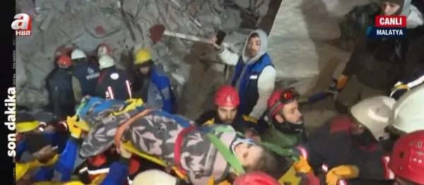 41. saatte enkazdan mucize anı! Malatya'da 3 çocuk, 1 kadın ve 1 erkek kurtarıldı