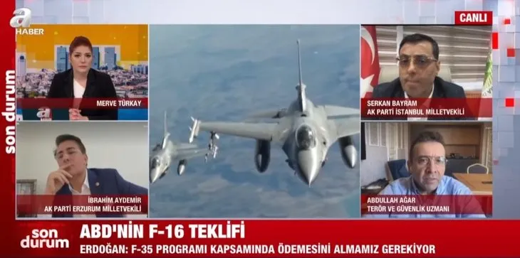 ABD Türkiye’ye F-16’lar için teklif sundu