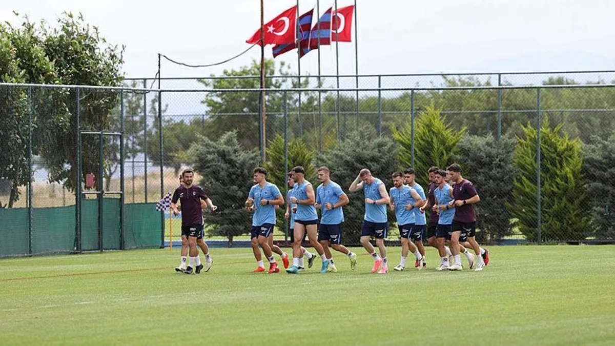 Trabzonspor'da yeni sezon hazırlıklarını sürüyor!