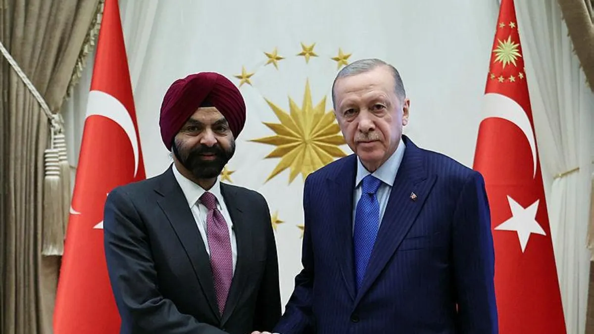 Başkan Erdoğan'dan Külliye'de kritik kabul! Dünya Bankası Başkanı Ajay Banga'yı ağırladı