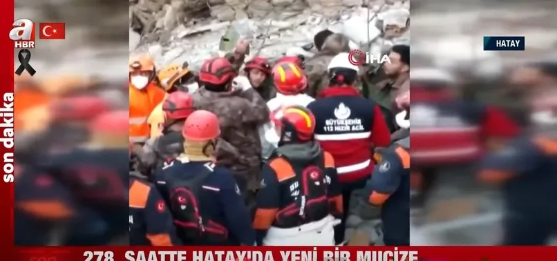 Hatay'da 278 saat sonra gelen mucize: Hakan Yasinoğlu enkazdan sağ çıktı