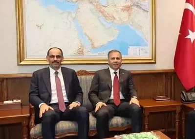 Kalın, Güler ve Yerlikaya bir araya geldi
