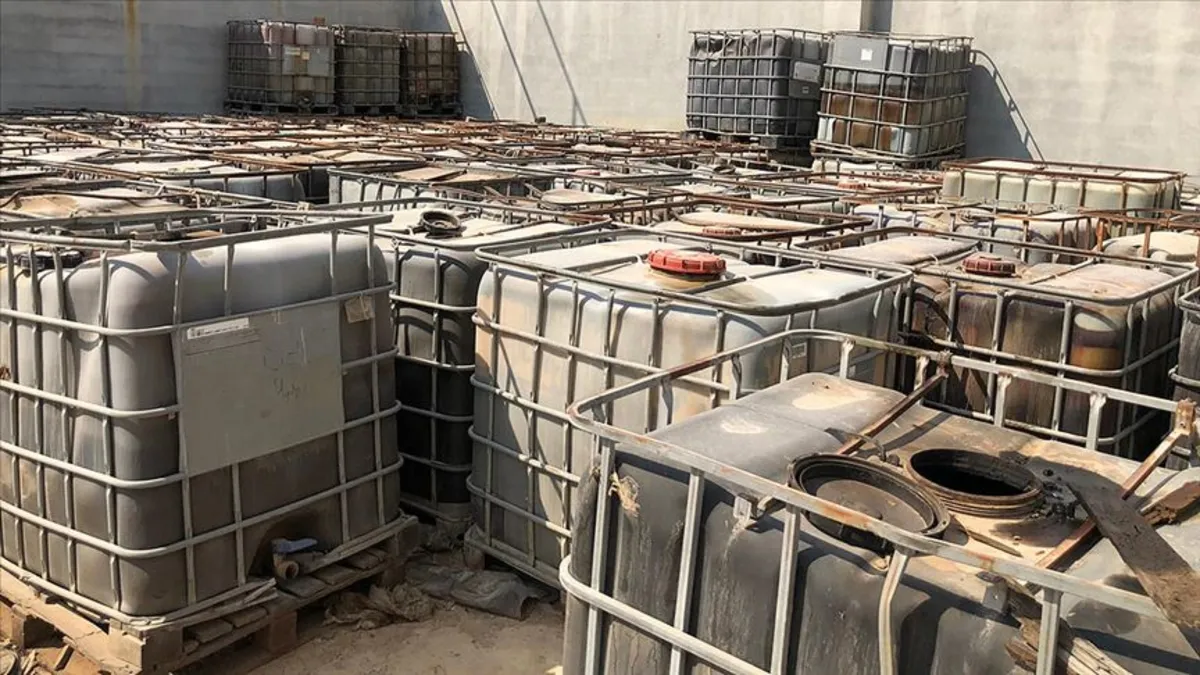 İzmir'de kaçak akaryakıt operasyonu: 613 ton ele geçirildi