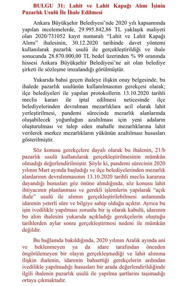 Son dakika: CHP'li Ankara Büyükşehir Belediyesi'nin ‘örnek’ ihalesi bile usulsüz! Sayıştay belgeledi - 6