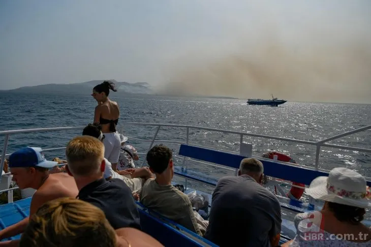 Yunanistan cehennemi yaşıyor! İnfial yaratan görüntüler: Turistlerin tek derdi tatil