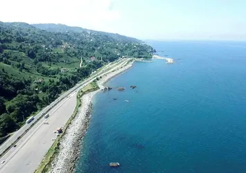 Rize-Artvin Havalimanı'nda deniz dolgusu başladı