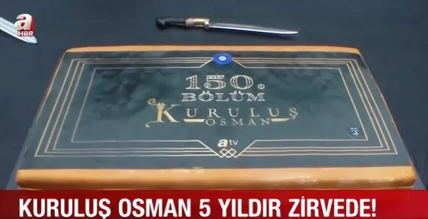 5 YILDIR ZİRVEDE! ATV’nin reyting rekortmeni dizisi Kuruluş Osman 150’nci bölümü kutladı!