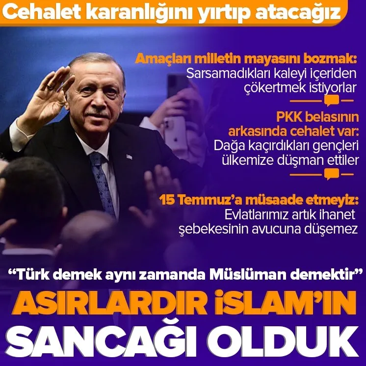 Asırlardır İslam’ın sancağı olduk