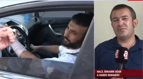 A Haber muhabiri Halil İbrahim Uğur'a Hatay'da çirkin saldırı: Kravatımla boğmaya çalıştılar | Dehşet anlarını canlı yayında anlattı: PKK sempatizanı çıktı - 9